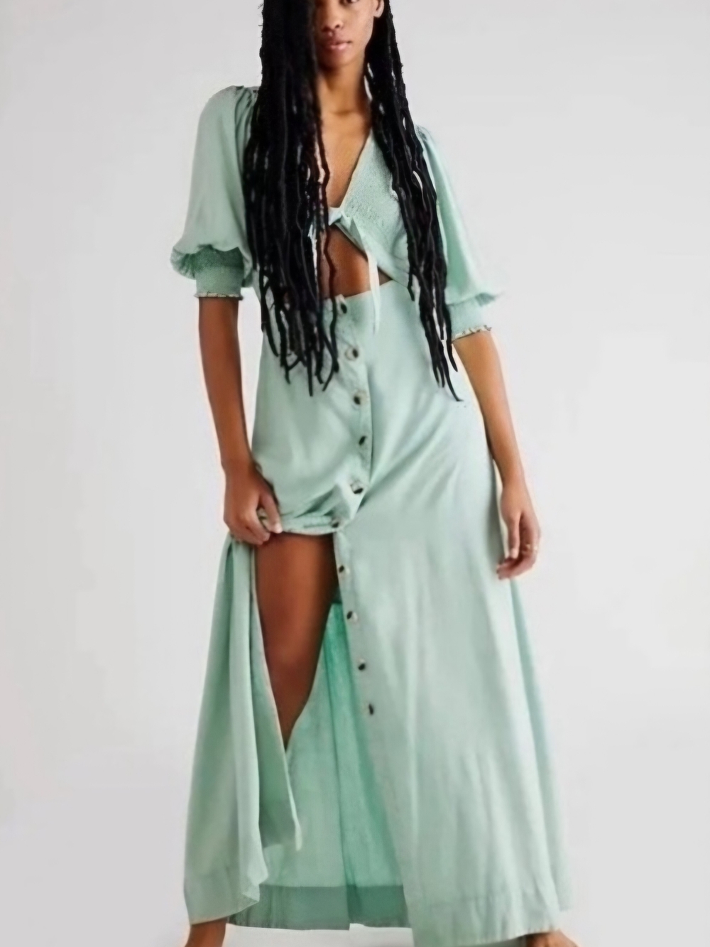 NWT! Free People String Of Hearts Cutout Maxi Dress